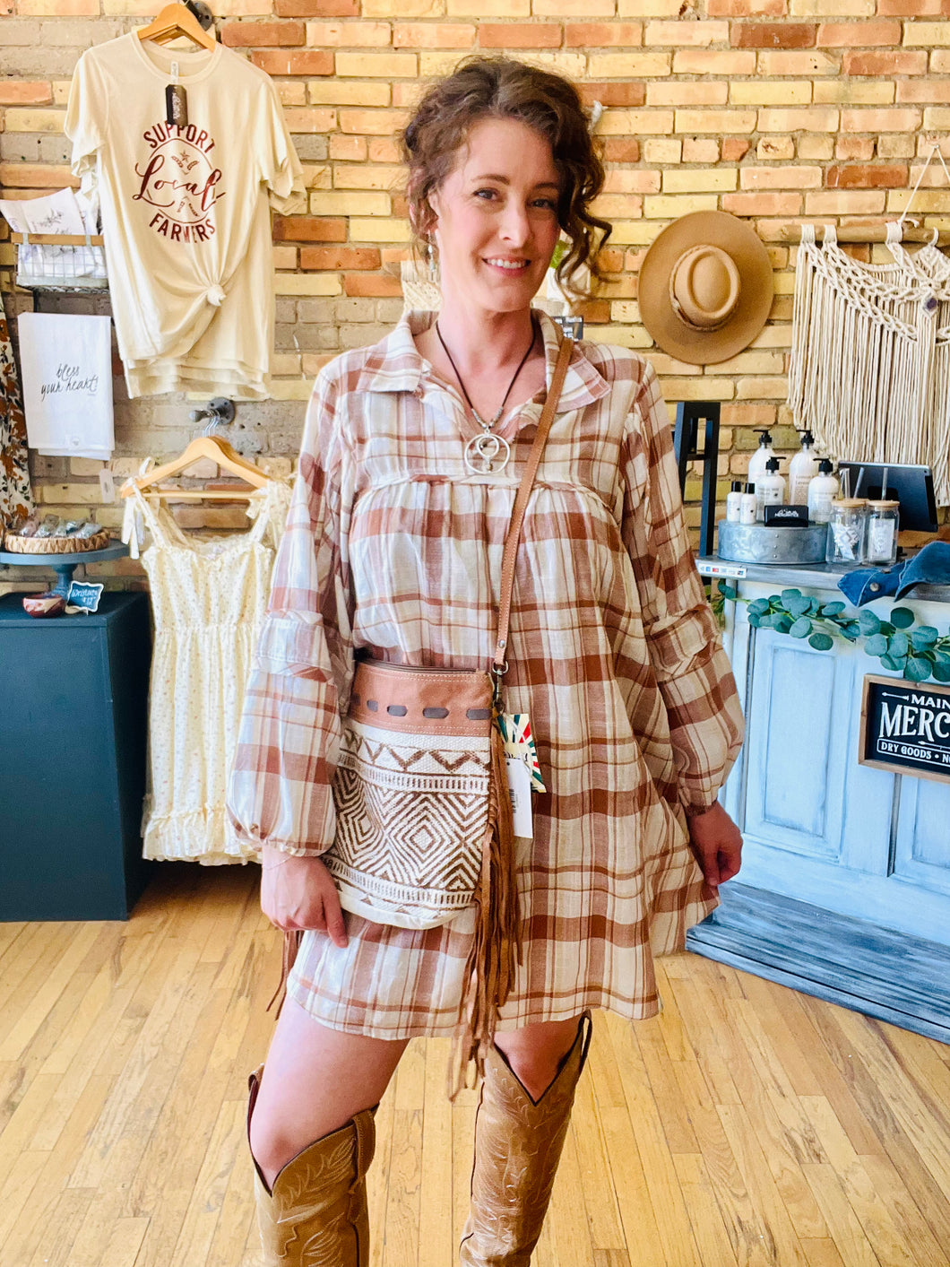 Wren Plaid Dress